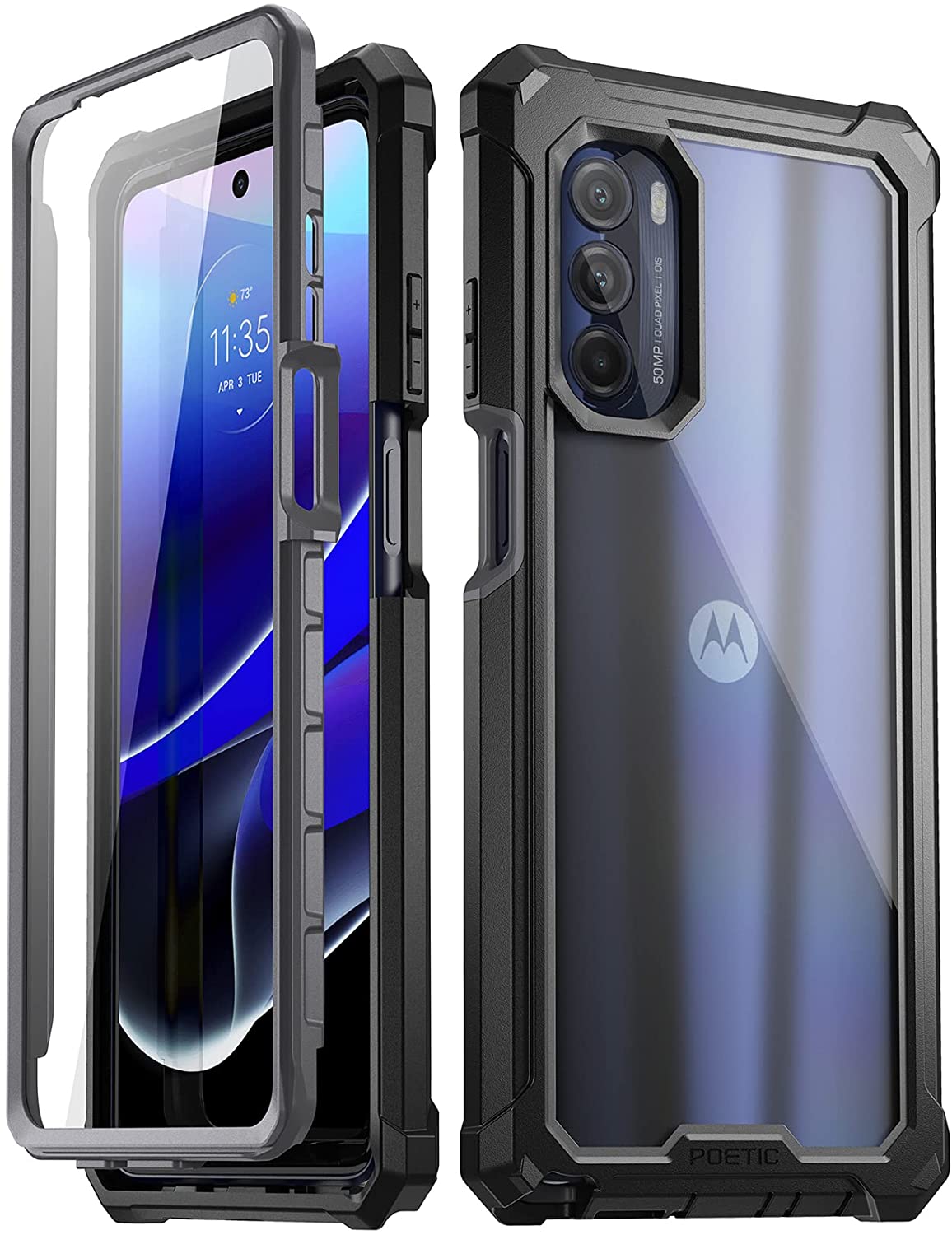Louis Vuitton Graffiti Motorola Moto G 5G (2022) Clear Case
