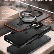 Apple iPhone 16 Pro Max Case with Ring Stand