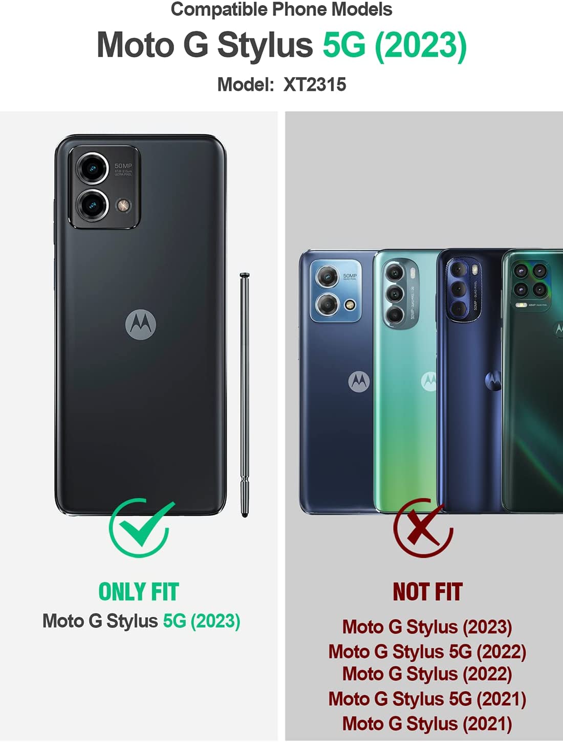 for Moto G Stylus 5G Phone Case 2023, Moto G Stylus 5G