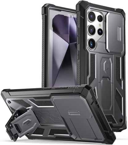 Samsung Galaxy S24 Ultra Armor Kickstand Case with Built-In Screen Protector