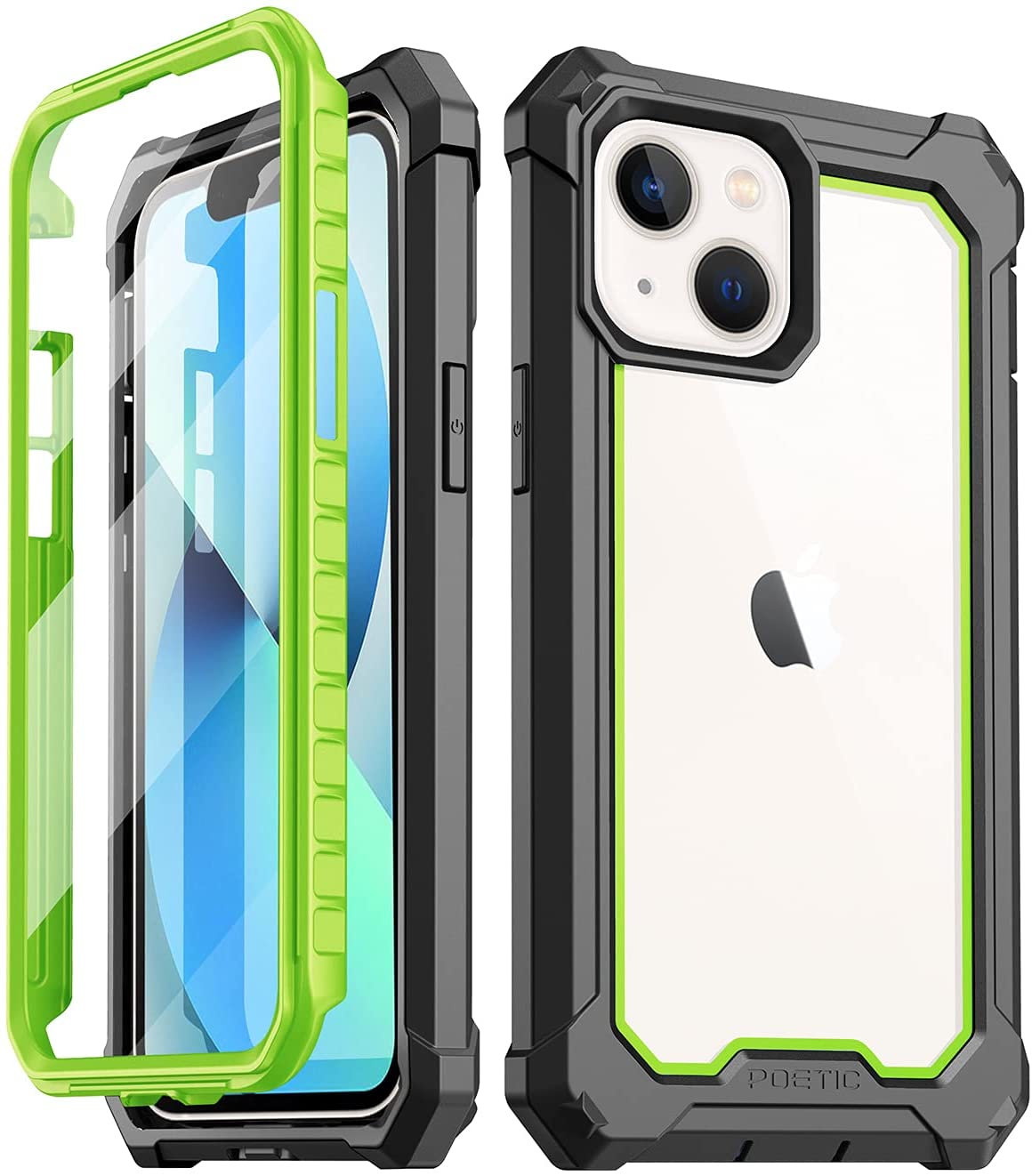 Poetic Neon Series Case Designed for iPhone 13 Mini, Dual Layer Heavy Duty Tough Rugged Lightweight Slim Shockproof Protective Case 2021 New Cover