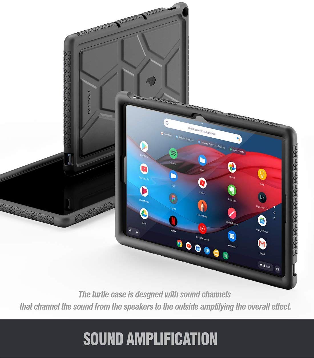 Google Pixel Slate 12.3 Case [TurtleSkin] – Poetic Cases